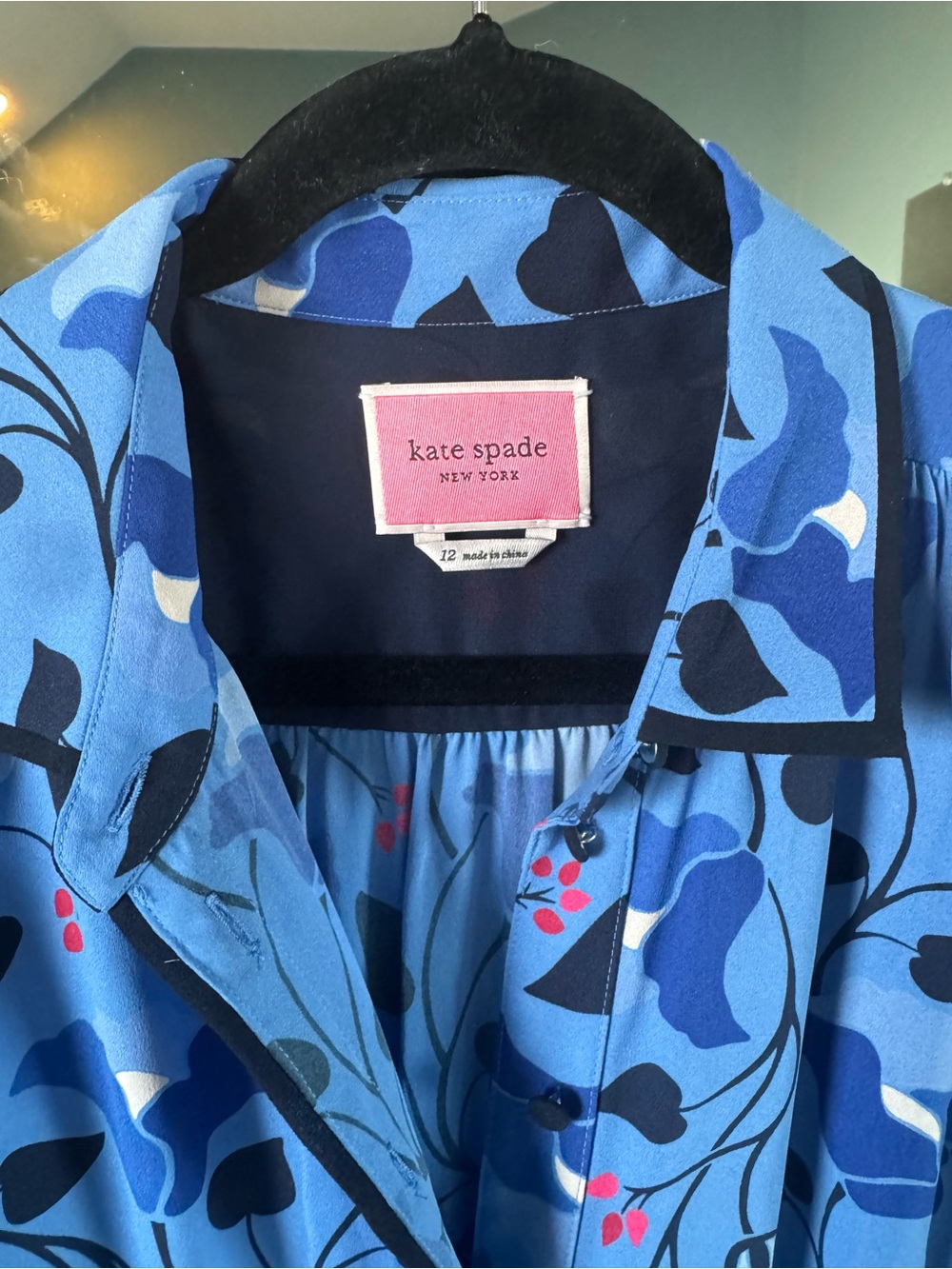 NWOT Kate Spade Nouveau Bloom Knee Length Pocketed Dress Size 12 - Picture 4 of 9